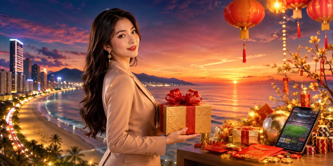 Không gian giải trí cá cược thể thao sôi động dưới ánh đèn lồng tại Đà Nẵng
